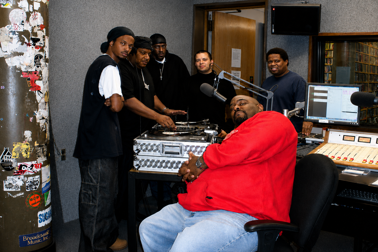 DJ's Daddy Spark$, Kuttmasta Supreme, Krush, Debonair, Gin & Mister Alwayz Chill at WRPI 91.5fm Studio